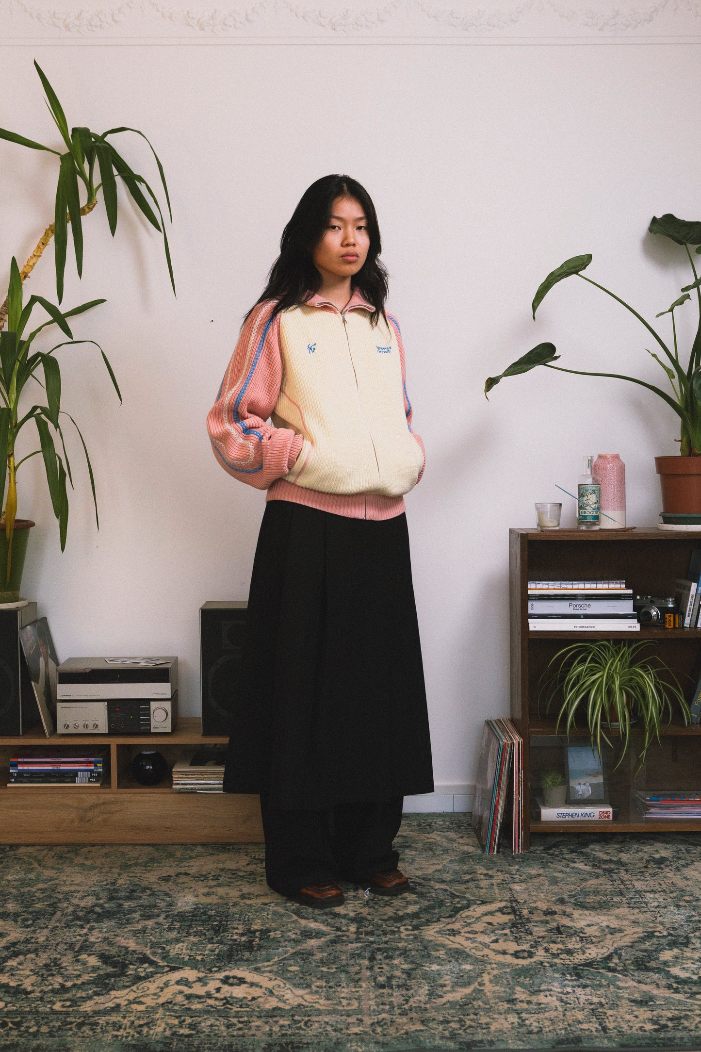 Le Gilet Maille "Strawberry"