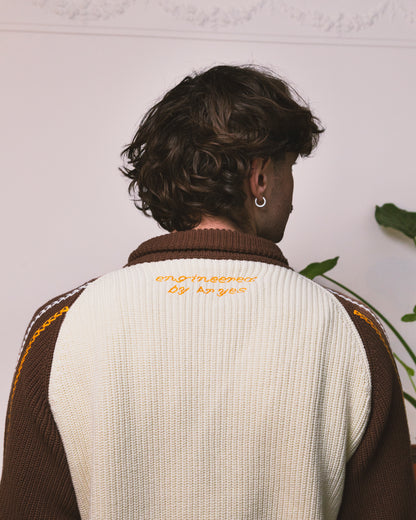 Le Gilet Maille "Chocolate"