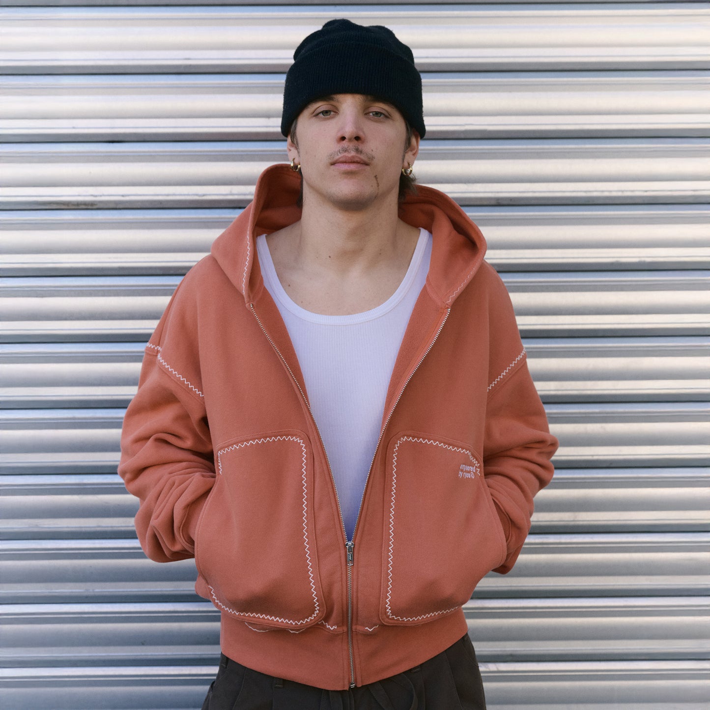 Le hoodie zippé "Terracotta" (précommande)