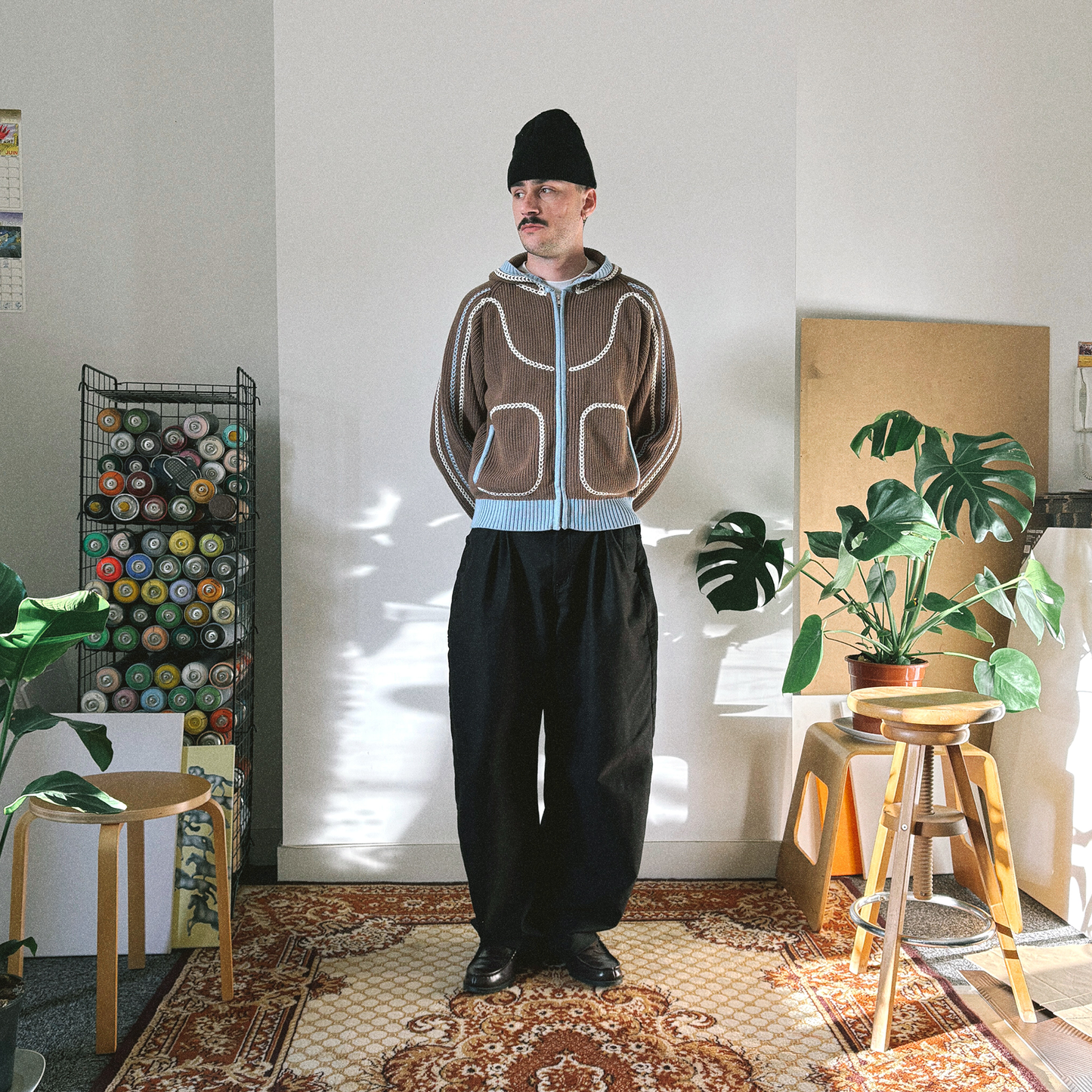 Le hoodie en maille "Cèdre"