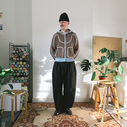 Le hoodie en maille "Cèdre"