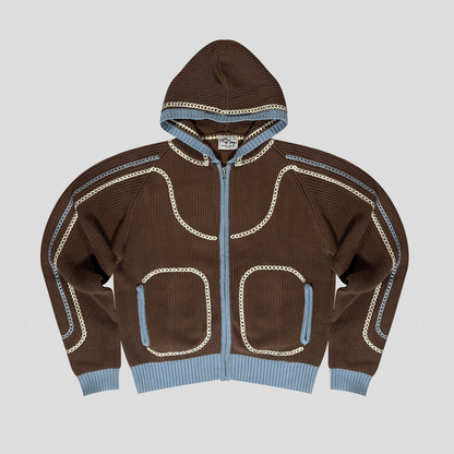 Le hoodie en maille "Cèdre"