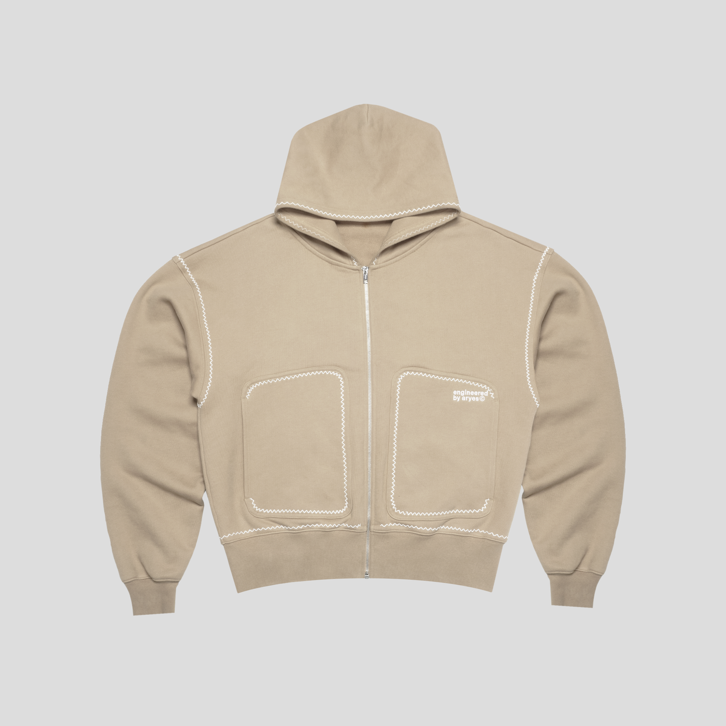 Le hoodie zippé "Sable" (précommande)