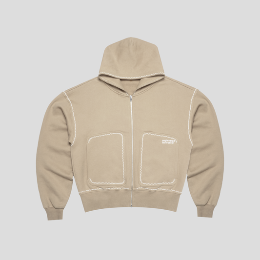 Le hoodie zippé "Sable" (précommande)